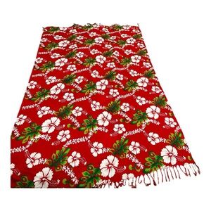 Pareos del Caribe 100% Rayon Hawaiian Wrap/Scarf With Fringe